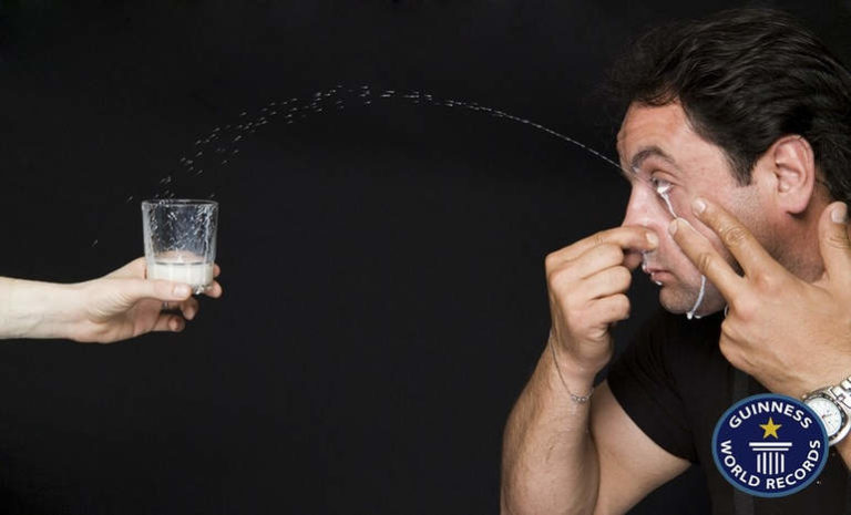 Самая длинная струя из глаза: Илкер Йилмаз