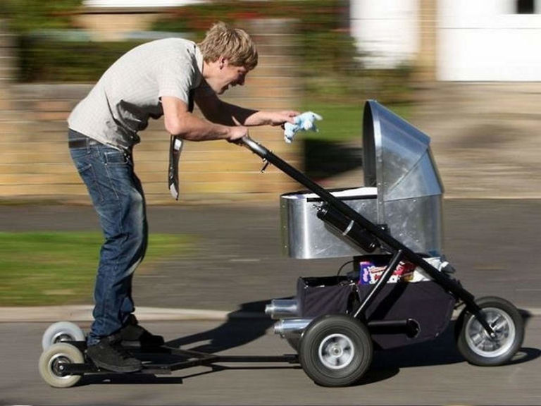 Самая быстрая детская коляска