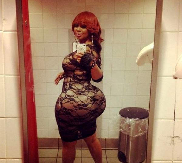 Самая большая силиконовая попа: Pebbelz Da Model