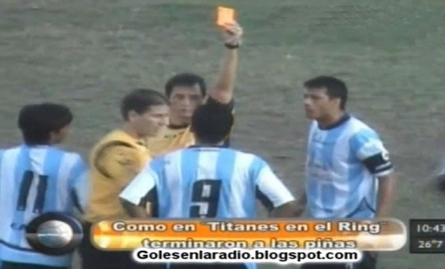 Самый грубый футбольный матч