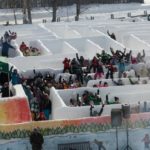 Самый большой снежный лабиринт Самый большой снежный лабиринт