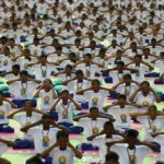 Самый массовый урок йоги Самый массовый урок йоги