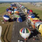 Самое большое количество воздушных шаров в небе