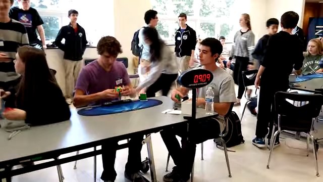 Самая быстрая сборка кубика Рубика