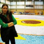 Самая большая мозаика из оригами