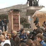 В Брюсселе организовали рекордную очередь в туалет В Брюсселе организовали рекордную очередь в туалет