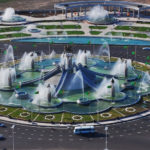 Самое большое число фонтанов в общественном месте: фонтан "Огузхан и сыновья"