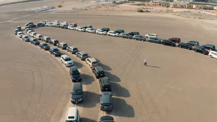 Nissan Patrol снова попал в книгу рекордов Гиннесса