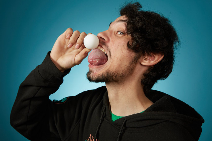 Самый массивный язык (мужской рекорд)