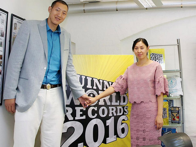 Самая высокая супружеская пара в мире из ныне живущих