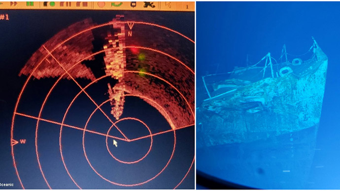 Обломки корабля на самой большой глубине — почти 7 км под водой