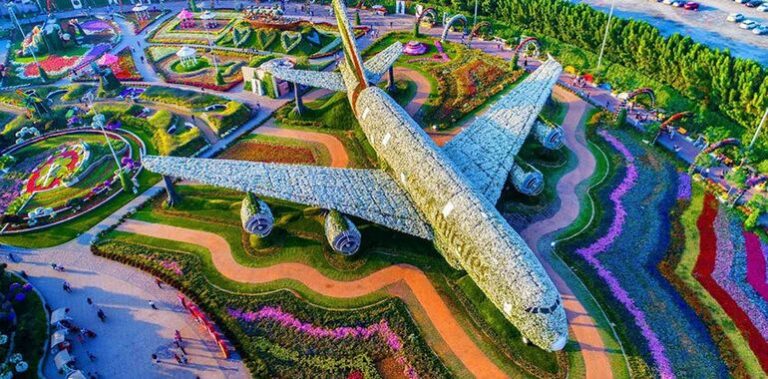 Самая большая цветочная композиция: Airbus A380 в натуральную величину (ОАЭ)